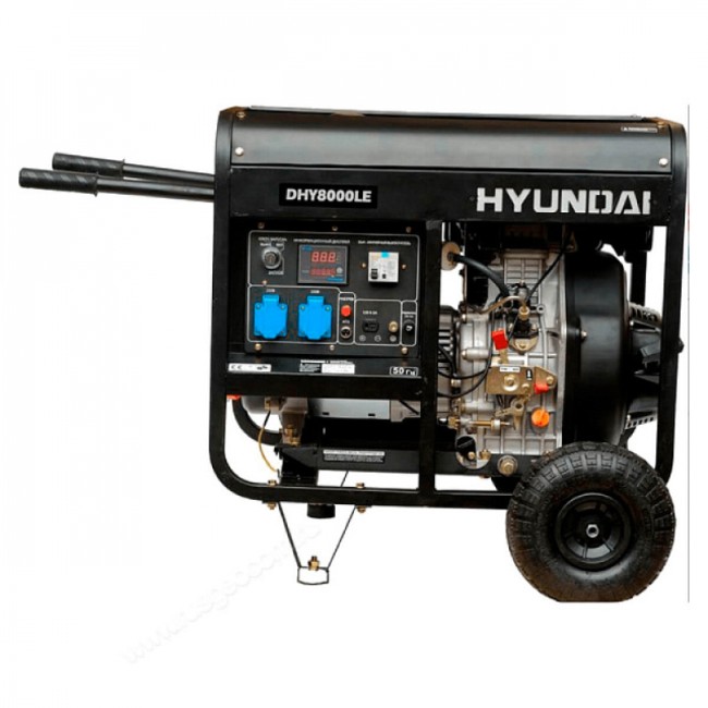 Дизельный генератор Hyundai DHY 8000LE