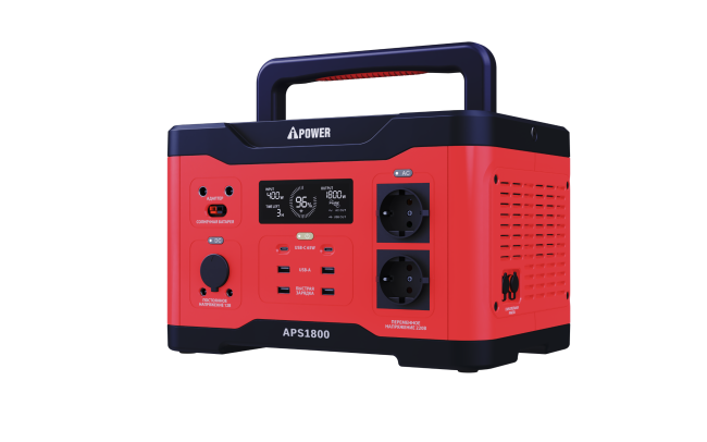 Аккумуляторная портативная электростанция APS1800 A-IPOWER