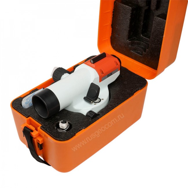 Комплект оптический нивелир RGK C-28 с поверкой + штатив S6-N + рейка AMO S5