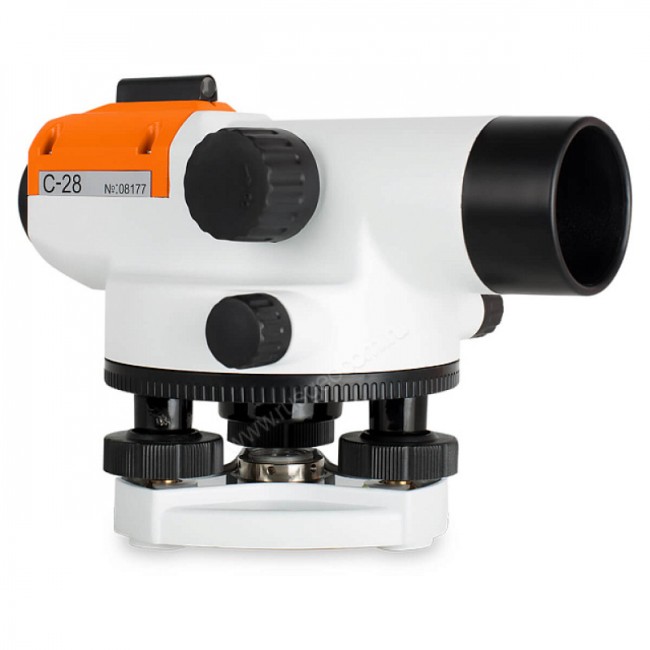 Комплект оптический нивелир RGK C-28 с поверкой + штатив S6-N + рейка AMO S5