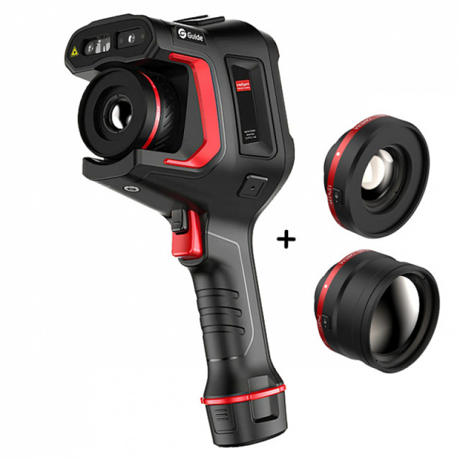 Тепловизор Guide H3 в комплекте с двумя телеобъективами 15° x 11° и 7° x 5°