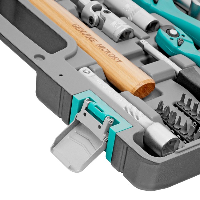 Набор инструментов, 1/2", 1/4", CrV 76 предметов Stels