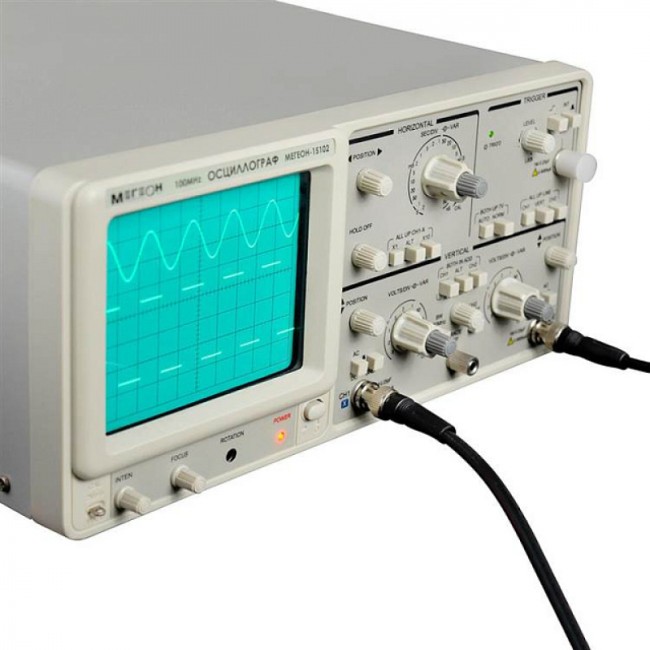 Осциллограф аналоговый два канала МЕГЕОН 15102