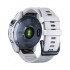 Часы Garmin Fenix 7 Sapphire Solar титановый синий минерал DLC с белым ремешком