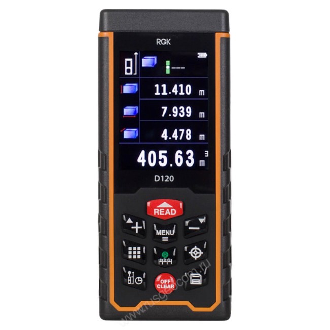 Лазерный дальномер с видоискателем RGK D120 Лазерный дальномер с видоискателем RGK D120