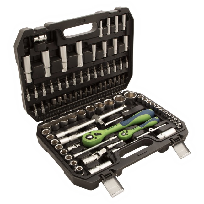 Набор инструментов 1/2", 1/4" CrV 94 предмета Сибртех