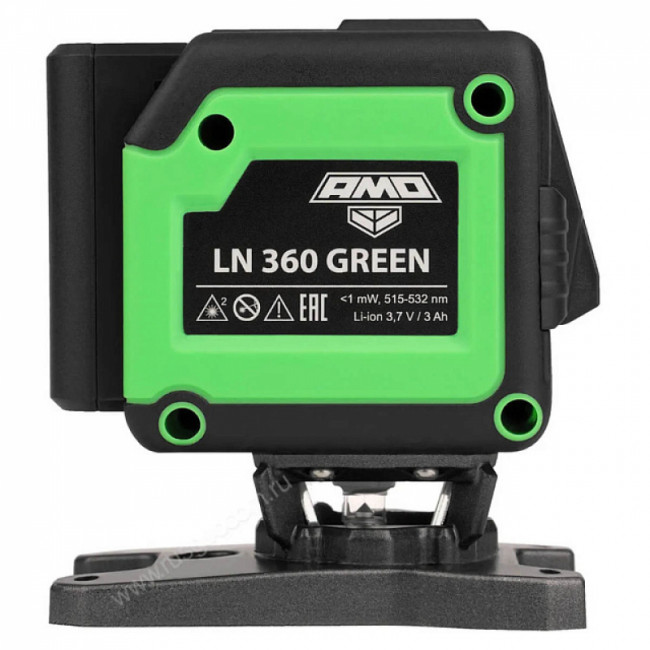 Лазерный уровень AMO LN 360 GREEN в комплекте со штативом AMO A150