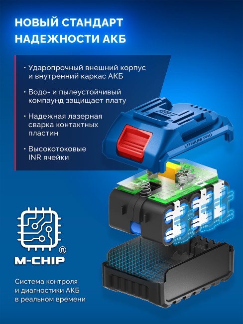 Адаптер для АКБ 20V Max под инструмент LMS, Профессионал T7-LMS ЗУБР 20 В