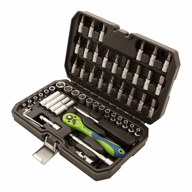 Набор инструментов 1/4" CrV 56 предметов Сибртех