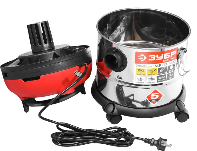 Строительный пылесос ПУ-20-1400 М3 ЗУБР