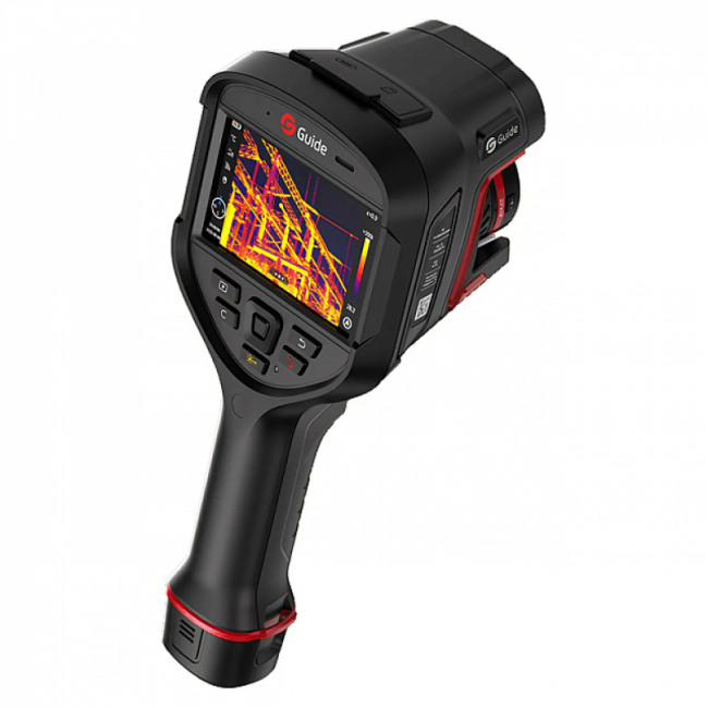 Тепловизор Guide H3 с поверкой в комплекте с широкоугольным 44° x 34°, высокотемпературным и телеобъективом 7° x 5°