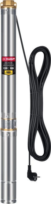 Насос скважинный центробежный НСЦ-100-135 ЗУБР 1800 Вт, 135 м напор
