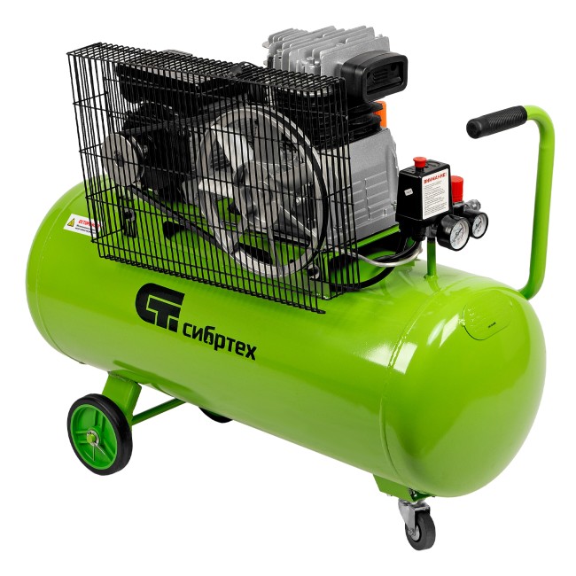 Компрессор воздушно-масляный КР-2200/100 ременной привод Сибртех