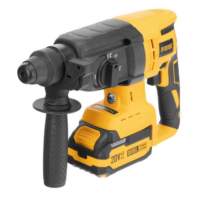 Перфоратор аккумуляторный RHH-BL-20-28, 3 Дж Denzel