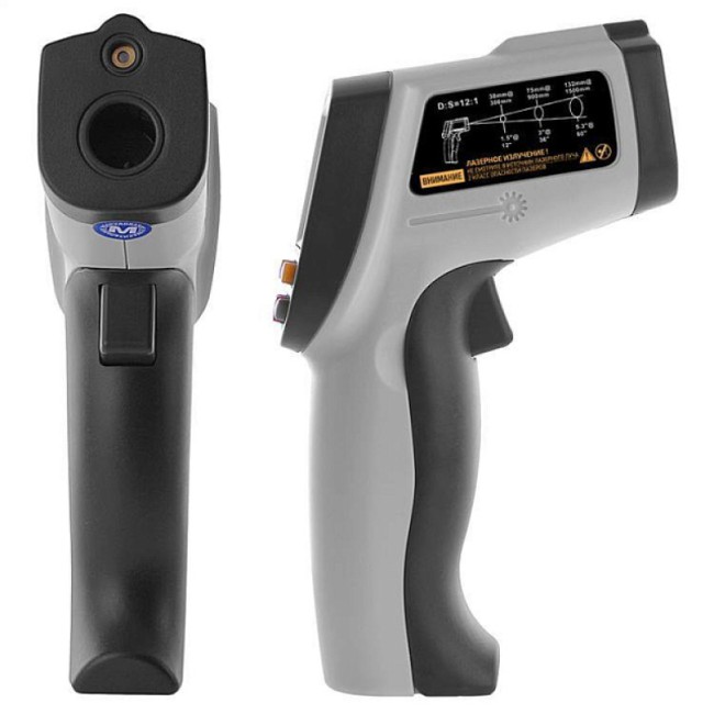 Инфракрасный измеритель температуры с цветным дисплеем МЕГЕОН 16750