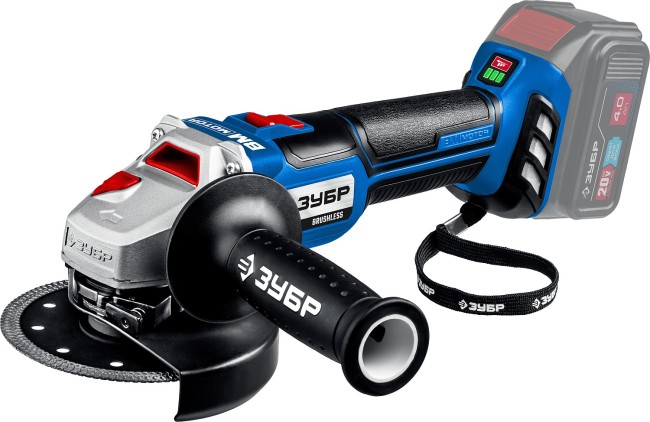 УШМ бесщеточная AB-125 ЗУБР без АКБ