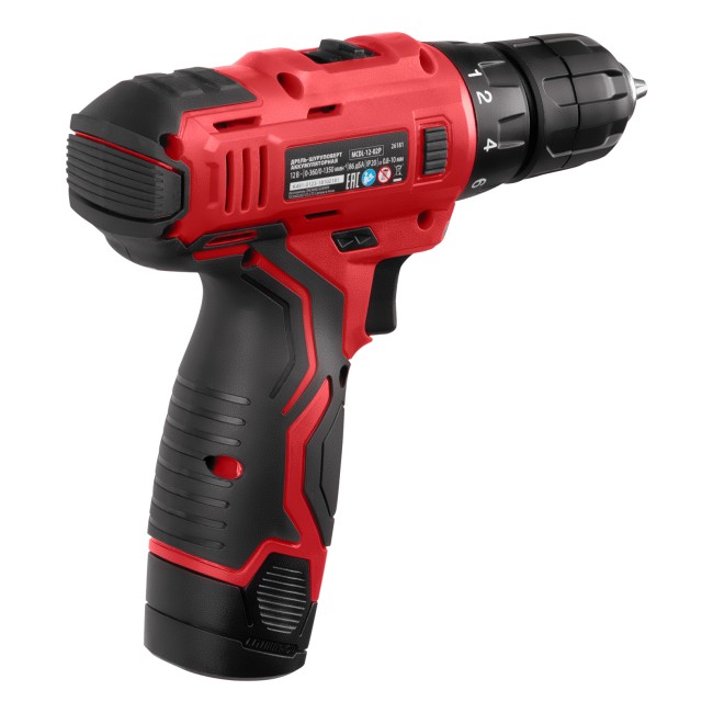 Дрель-шуруповерт аккумуляторная MCDL-12-02P 2 акк. MTX