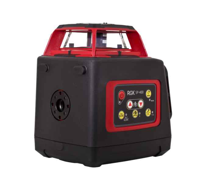 Комплект: ротационный нивелир RGK SP-400 + штатив RGK SH-170, рейка RGK LR-2