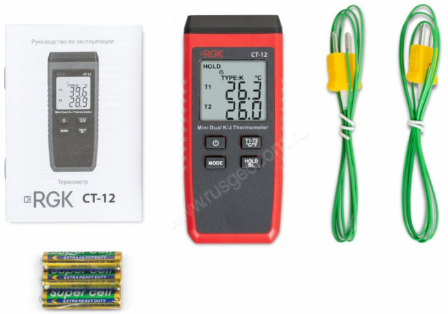 Термометр RGK CT-12 с поверкой