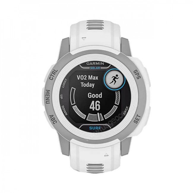 Часы Garmin Instinct 2s Solar Surf белый с серебристым безелем