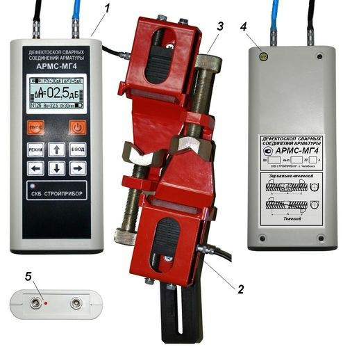Ультразвуковой дефектоскоп сварных соединений арматуры АРМС-МГ4