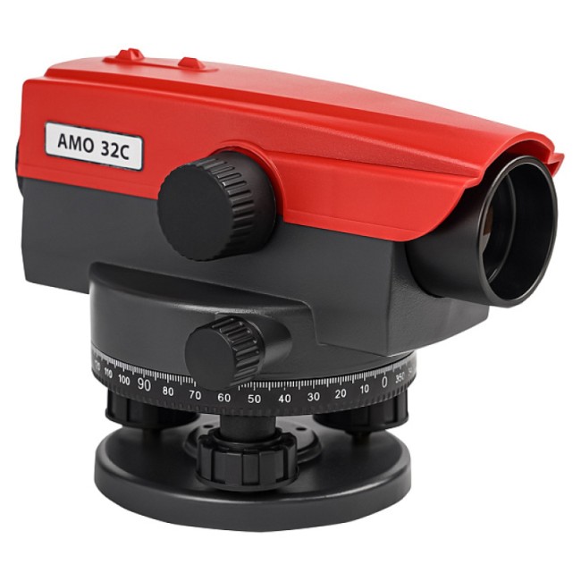 Комплект оптический нивелир AMO 32C + штатив RGK S2-N + рейка AMO S56