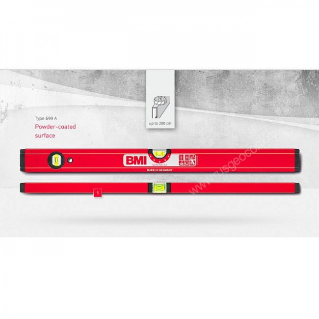 Строительный уровень BMI Superstar 699A 100 см