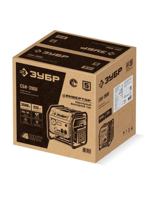 Инверторный генератор СБИ-3900 ЗУБР