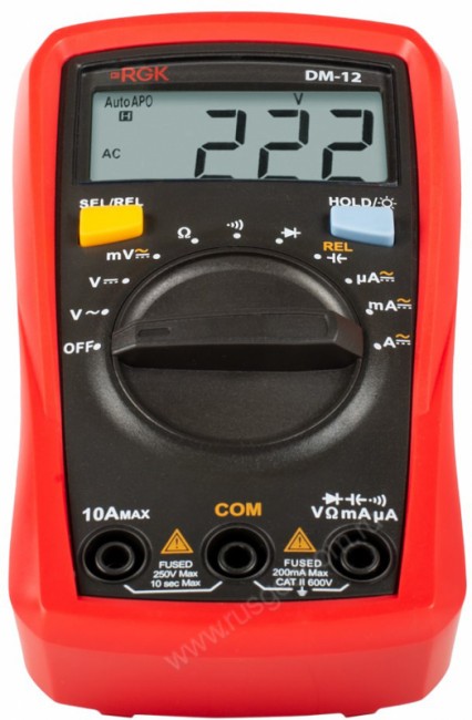 Мультиметр RGK DM-12 с поверкой