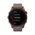 Часы Garmin Fenix 7S Sapphire Solar титановый темно-бронзовый с сланцево-серым силиконовым ремешком