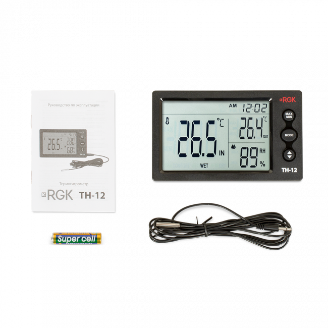 Термогигрометр RGK TH-12