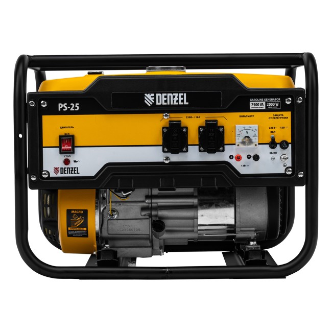 Генератор бензиновый PS 25, 2.5 кВт Denzel Генератор бензиновый PS 25, 2.5 кВт Denzel