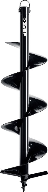 Шнек для мотобуров ЗУБР d 200 мм, грунт