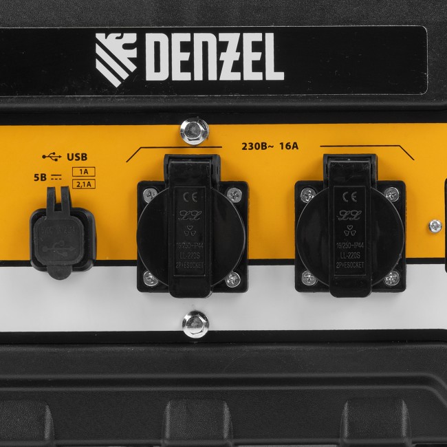 Генератор бензиновый PS 33, 3.3 кВт Denzel