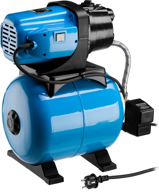 Автоматическая насосная станция, чугунный корпус НАС-М3-1200-Ч ЗУБР 1200 Вт, бак 20 л