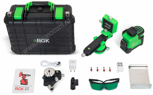 Лазерный уровень RGK PR-3G