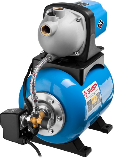 Насосная станция автоматическая НАС-М3-800 ЗУБР 800 Вт, бак 20 л