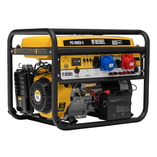 Генератор бензиновый PS 90 ED-3, 9.0 кВт Denzel