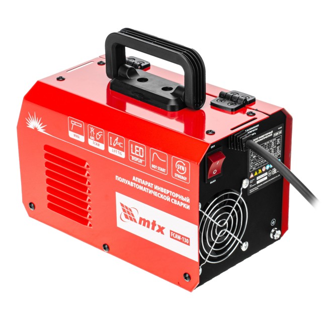 Аппарат инвертор. полуавтомат. cварки FCAW-130, 130 А, ПВ 60% MTX