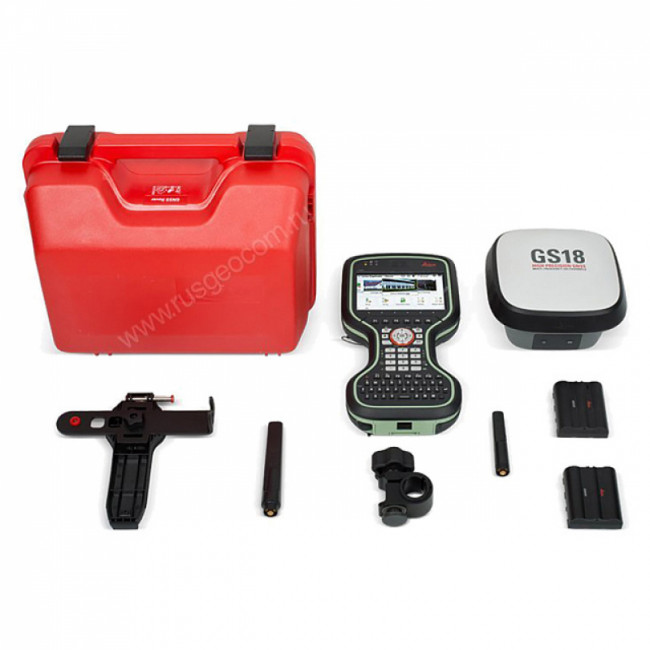 Комплект GNSS-приемника ровера Leica GS18T (GSM и радио)+CS20 Disto