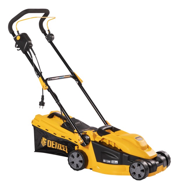 Газонокосилка электрическая GM-1200 Denzel Газонокосилка электрическая GM-1200 Denzel
