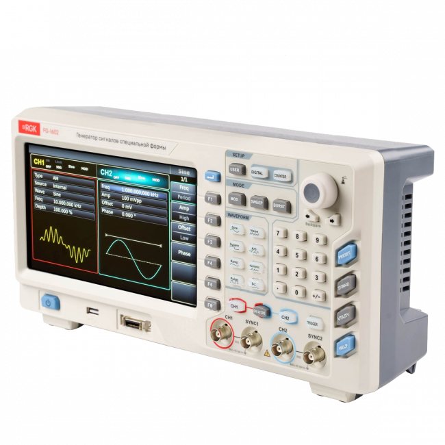 Генератор сигналов специальной формы RGK FG-1602
