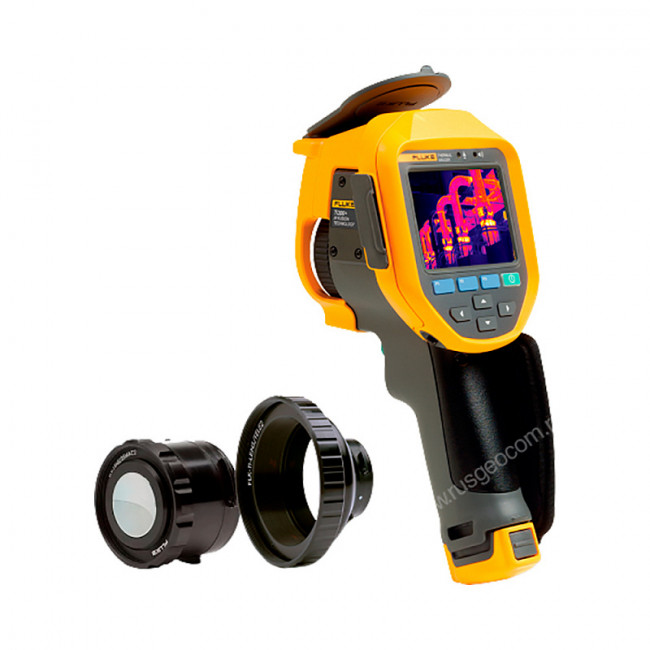 Комплект тепловизор Fluke Ti300+ и интеллектуальный инфракрасный объектив для макросъемки Fluke FLK-LENS/25MAC2 36,1° x 27,1° + FLK-LENS/TELE2