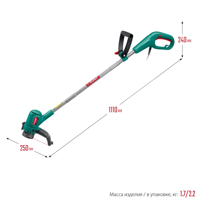 Триммер электрический ТСН-26-400 ЗУБР