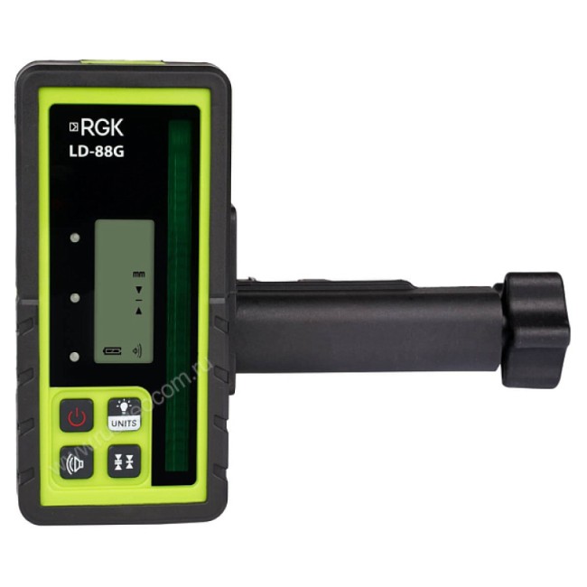 Комплект: ротационный нивелир RGK SP-100G + элевационный штатив RGK SH-170 + рейка RGK LR-2 + дальномер RGK DL100G