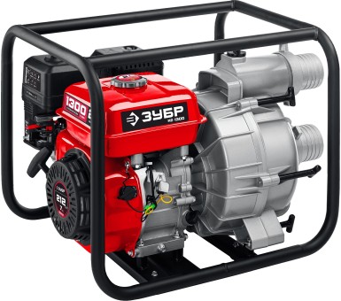 Мотопомпа бензиновая для грязной воды МПГ-1300 ЗУБР