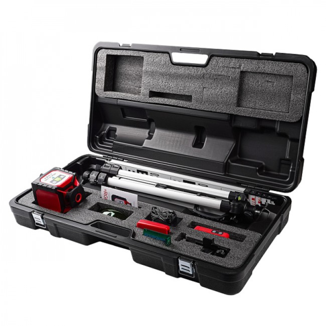 Комплект ротационного нивелира с элевационным штативом RGK SP-100G COMBO