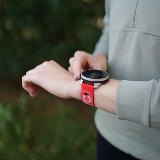 Силиконовый ремешок SUUNTO Athletic 5 22 мм Lava Red S+M, красный